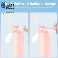 AEE8-Handheld Mini Fan Portable Rechargeable 3000Mah USB Battery Powered 22+Hrs Runtime Small Hand Held Fan