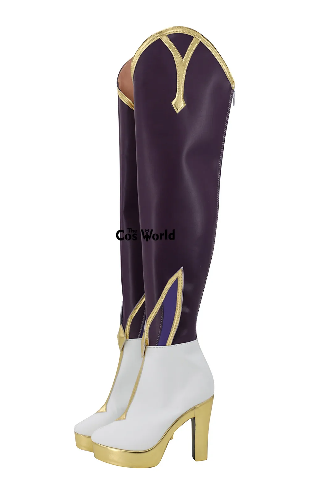 LOL Star Guardian Akali Games Passen Sie Cosplay High Heels Schuhe Stiefel an