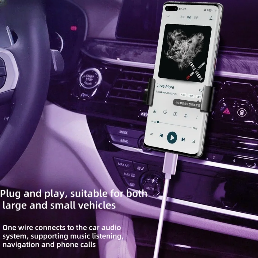 Type C to 3.5mm Jack Aux Cable DAC Audio Converter for Huawei Samsung Xiaomi Vivo Car Stereo Headphone Adapter Cord