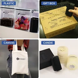 EVEBOT PrintInd the Most Advanced Handheld logos or labeling Printer on All Surfaces Quick-dry ink permanent ink