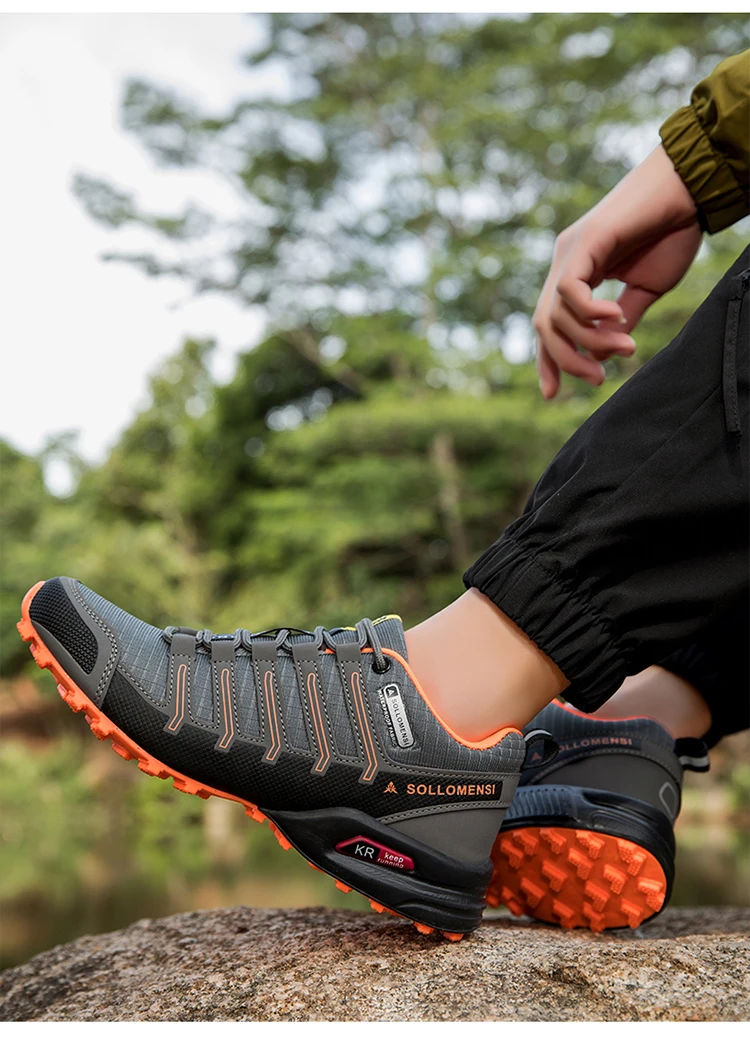 Outdoor-Wanderschuhe, rutschfeste Wandersportschuhe, leichte Herrenschuhe, taktische Trainingssportschuhe für Herren – Detail 10