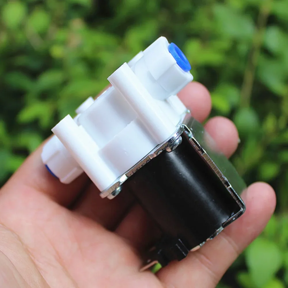 DC 12V 6W Electromagnetic Water Valve Drain Valve Electric Air Exhaust Vent Solenoid Valve Controlled Switch Normally Closed N/C