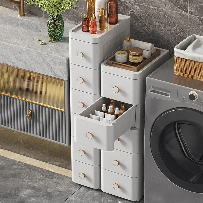 

Шкаф для хранения, выдвижной, многоярусный, узкий шкафчик для ванной комнаты