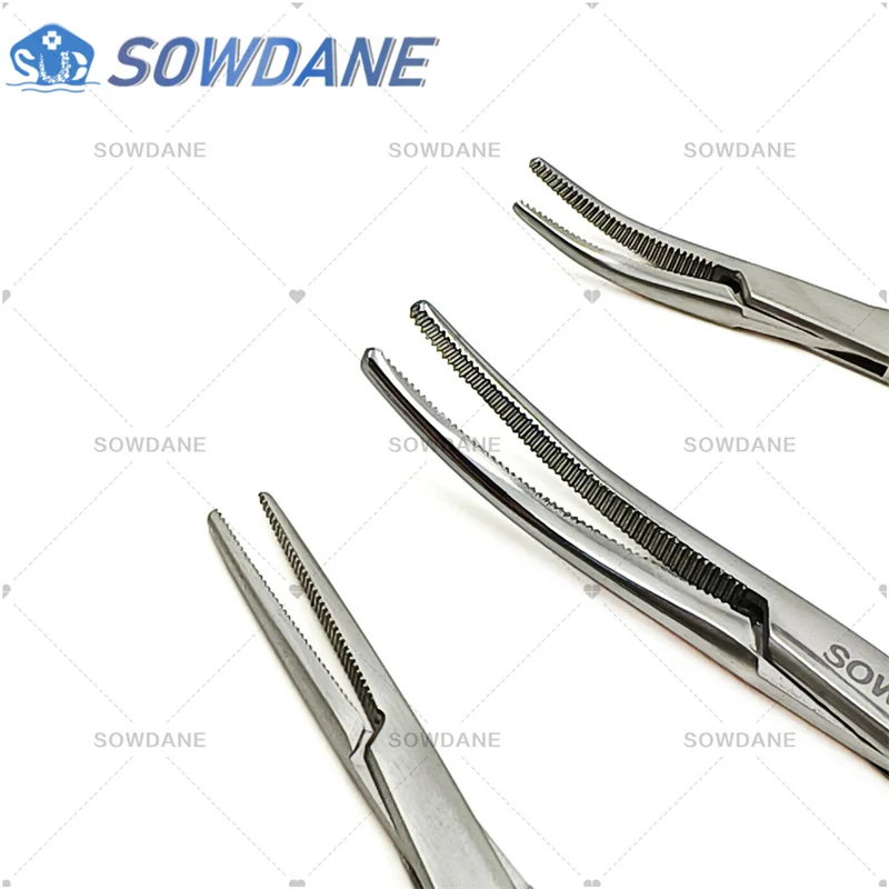 Flat Slot Dental Oral Care Ortho Mosquito Needle Holder Extra Fine Beak Straight/Curved Tip Tool