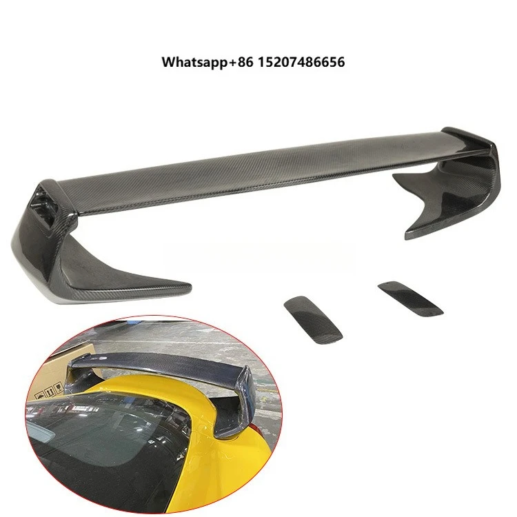 Style  Carbon Fiber  Rear Trunk Car Spoiler Wing  Tail Wing