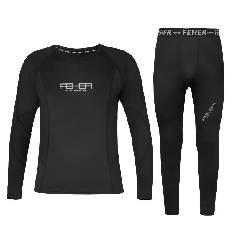 Feher-Roupa de secagem rápida para homens e mulheres, patins de verão, locomotiva, roupa interior respirável, transpiração de corrida