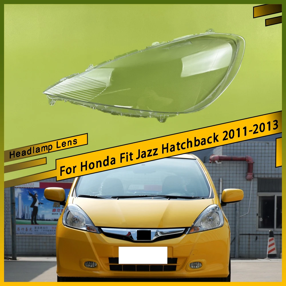 

Для Honda Fit Jazz Hatchback 2011 2012 2013, автомобильный прозрачный корпус, передние фары, крышка объектива, стеклянная крышка, абажур