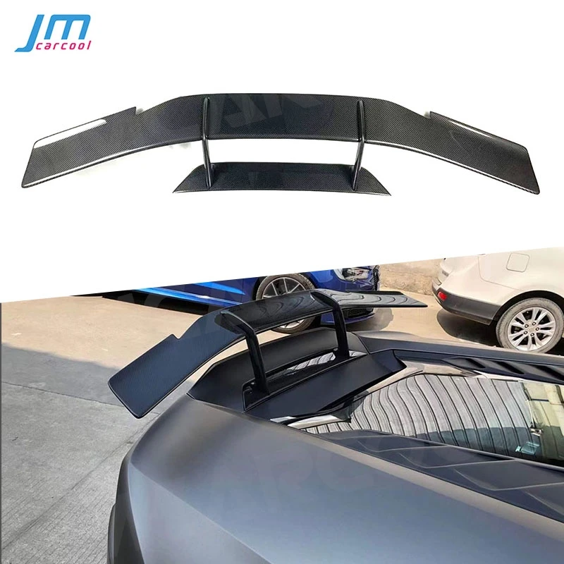 

Dry Carbon Fiber Rear Trunk Lip Spoiler Auto Car Accessorise Case for Lamborghini Huracan LP580 LT610 EVO N style