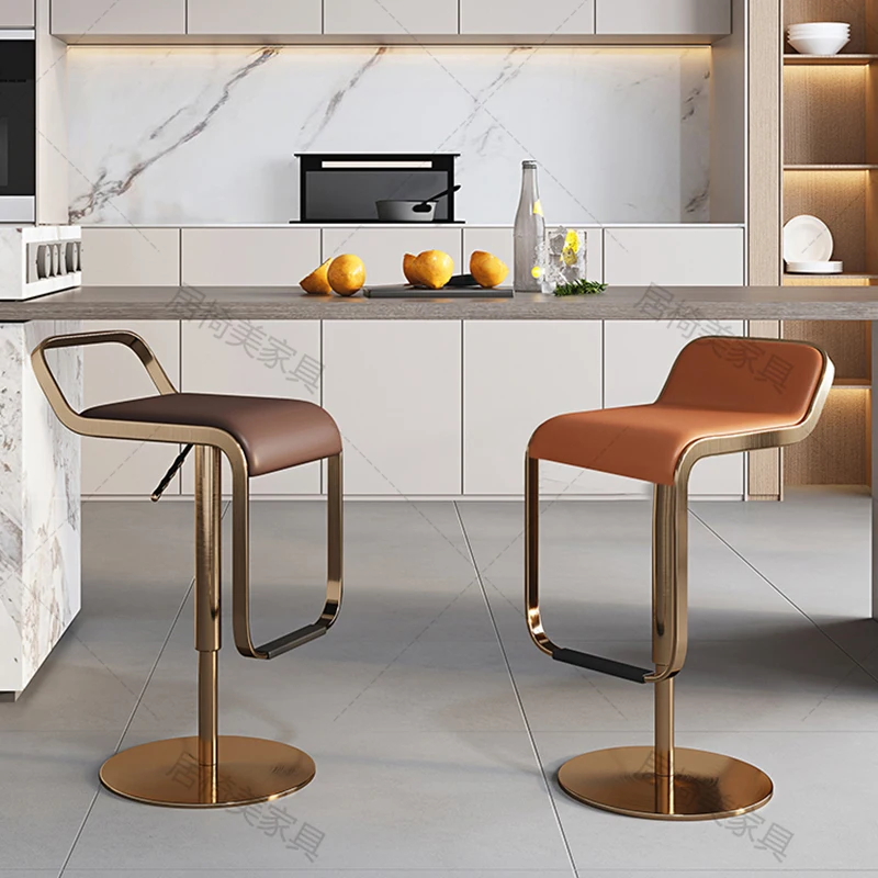 

Design Minimalistic Bar Stool Folding Lounge Industrial Metal Bar Stool Modern Portable Yemek Sandalyeleri Luxury Furniture