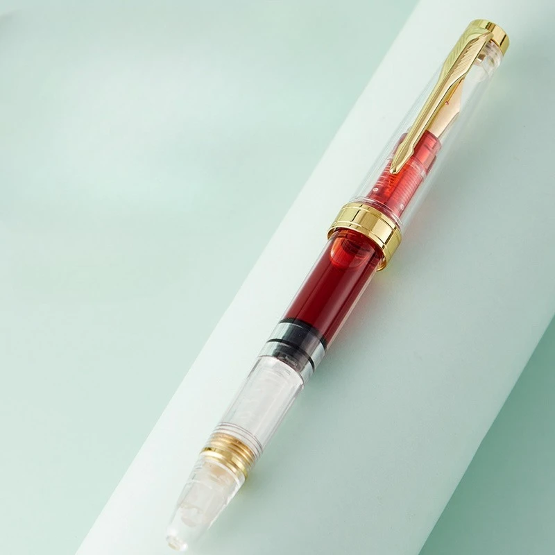 

Large capacity transparent red pen teacher pen thick head art pen art pen teacher red ink