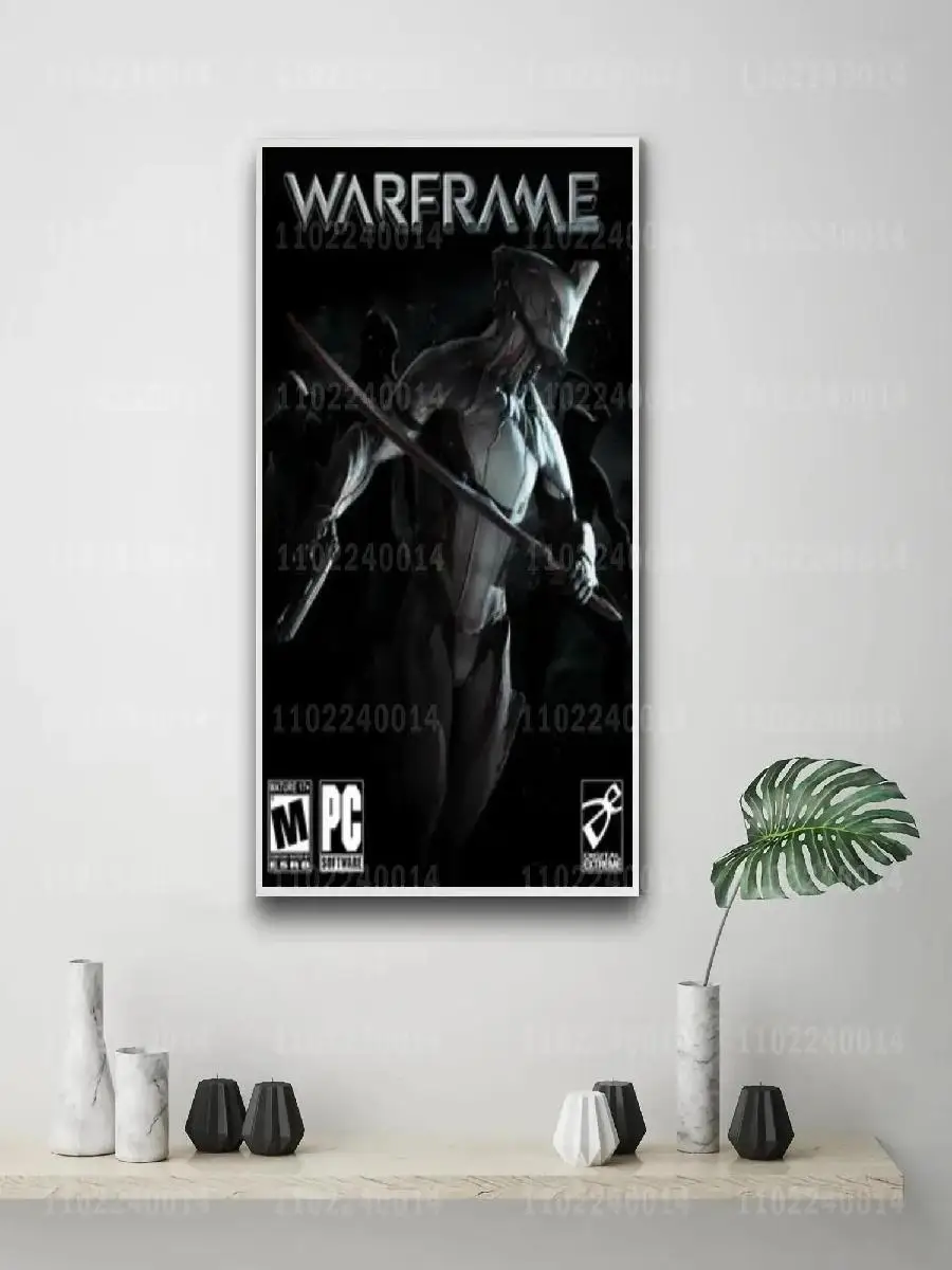 Warframe Game x inch Canvas Poster  Artistic Wall Decor for Room Bar Cafe  Unique Gift Idea  Home Decor Wall Art Print