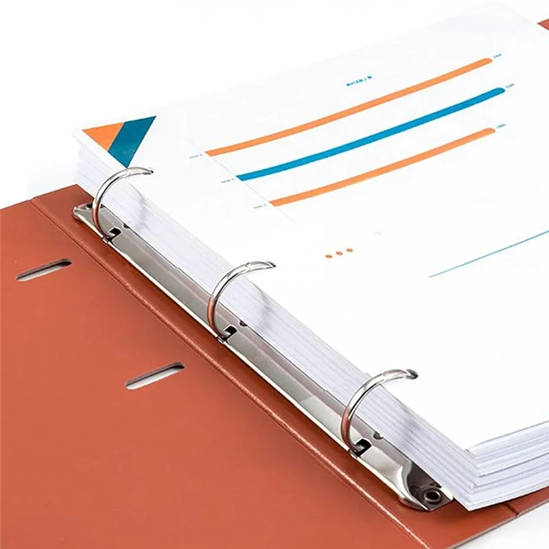 Qy-10Pcs A5 Notebook 3-Ringbuch Mechanismus Brief Größe Löcher 20Mm Metall Lose Blatt Bindemittel Wirbelsäule-kämme