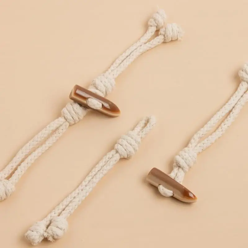 39BD Elegant Horn Button for Chinese Traditional Clothing Handcraft Accessories