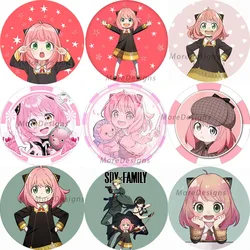 Spy × Family Anya Round Photo Backdrop Girls Birthday Party Decoration Circle Covers Baby Shower Photography Background