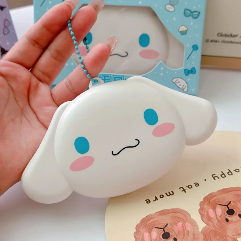 Kawaii الكرتون كورومي سينامورول للطي مرآة تمشيط صغيرة الإبداعية مرحبا كيتي المحمولة ماكياج مرآة الوجه هدايا عيد الميلاد #6