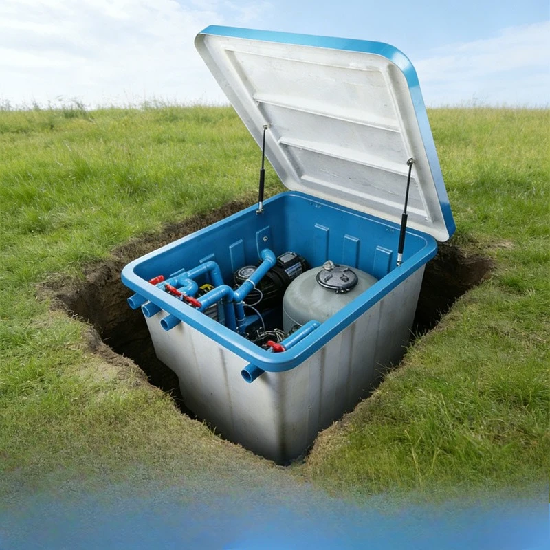 Sand cylinder integrated machine Water circulation filtration system Water pump integrated buried machine