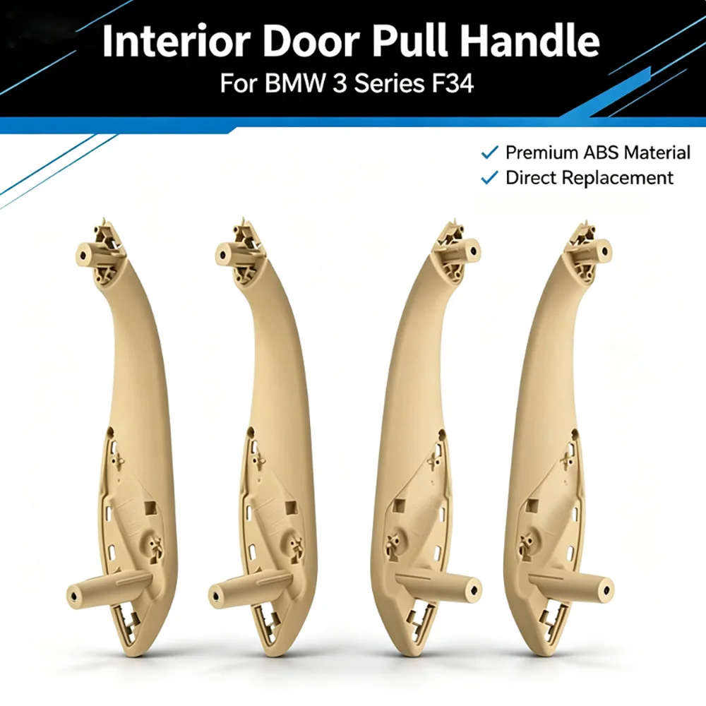 Upgraded LHD RHD Car Interior Door Pull Handle Inner Armrest Panel Cover Replacement For BMW 3 Series GT F34 2012-2019
