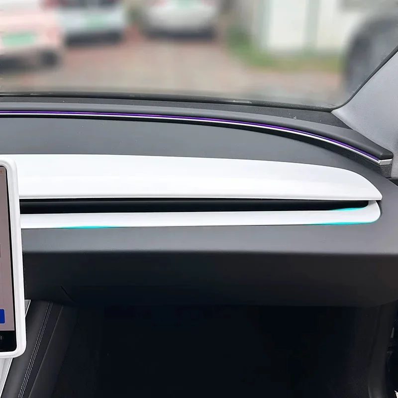 For Tesla Model Y Juniper Model 3 Highland TPE ABS Nonslip Dashboard Cover Mat Protector Sunshade No Glare Interior Accessories
