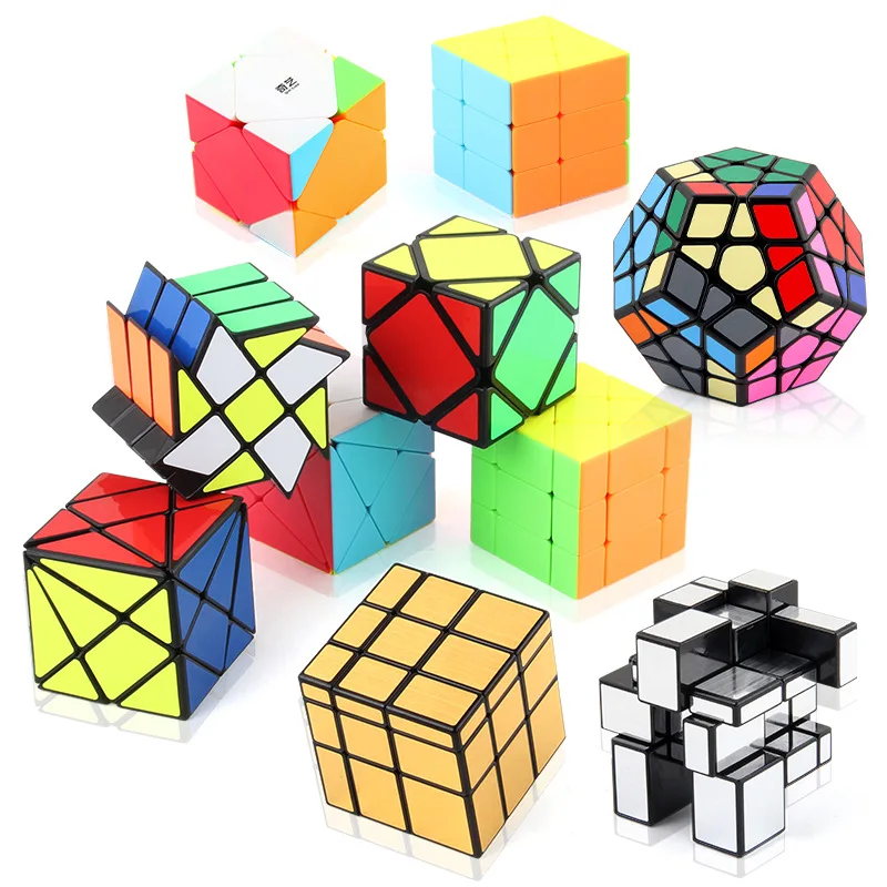 QIYI Various Special-Shaped Cube Transformation Oblique Transfer Edge Rotating Cube Racing Puzzle Science and Education