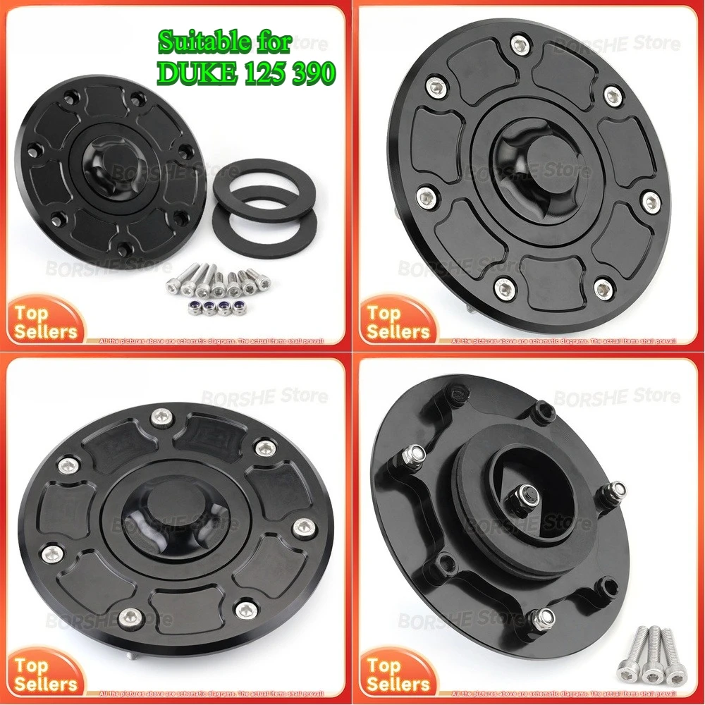 

2026 Suitable for DUKE 125 390 Motorcycle Fuel Tank Cap Kawasaki ZX6R Modification Accessory 7 Hole Tank Cap Cover