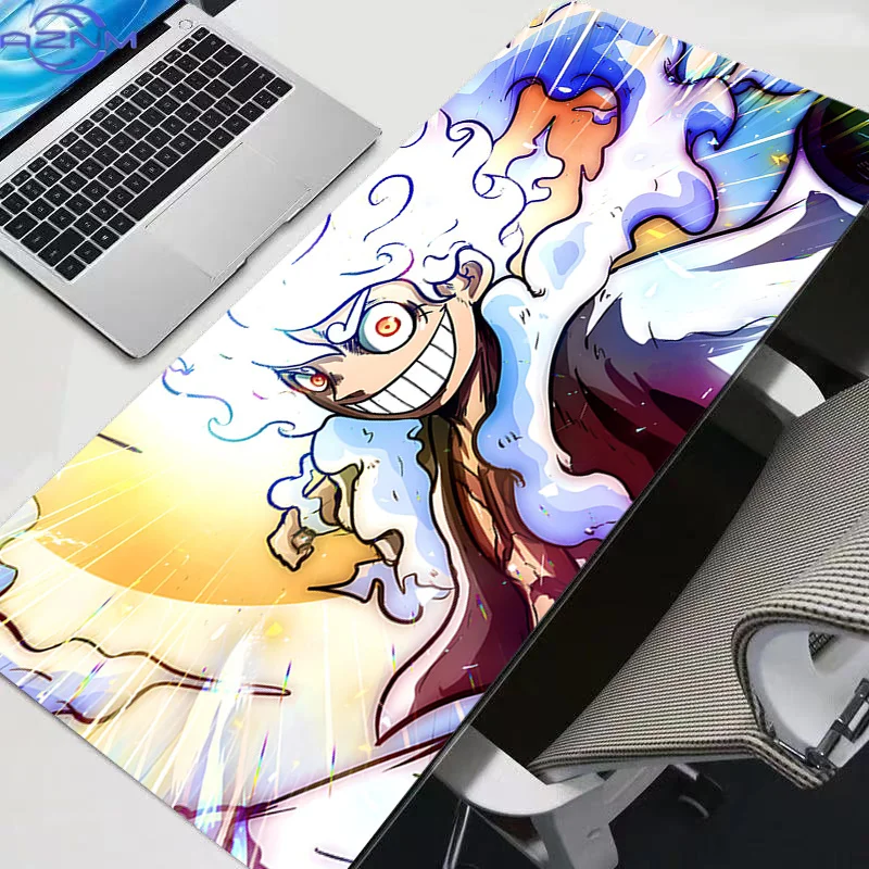 New Mouse Pads Big One Piece Roronoa Zoro Anime Gamer Computer Mousepad Gaming Accessories Tablet Varmilo Keyboard Mausepad