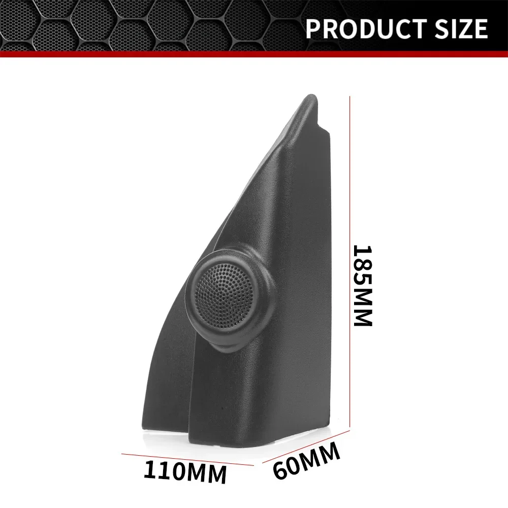 Door Triangle Audio A-pillar Speaker Tweeter Speaker Cover 67491-0K010 For Hilux Vigo 2004 2005 2006 2007 2008-2015 67492-0K010
