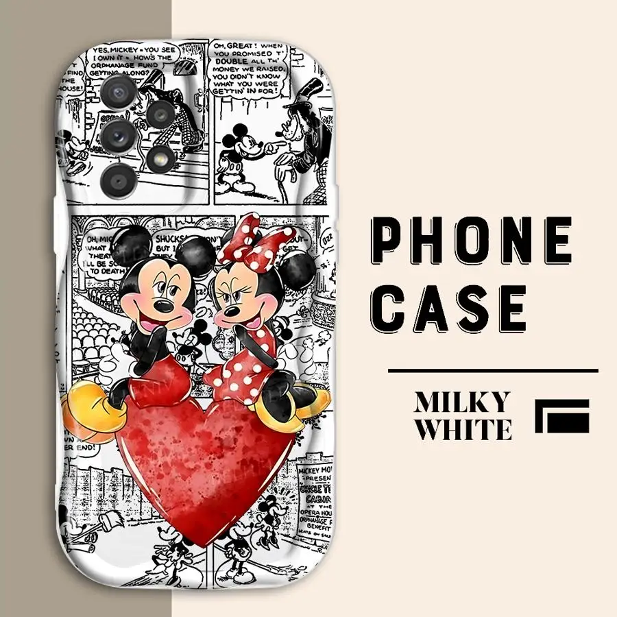 حافظة لهاتف سامسونج جالاكسي A04 A16 A03 A12 A13 A11 A02s A15 A20 A50 A05 A06 غطاء هاتف ناعم ديزني ميكي ميني الساخن #4