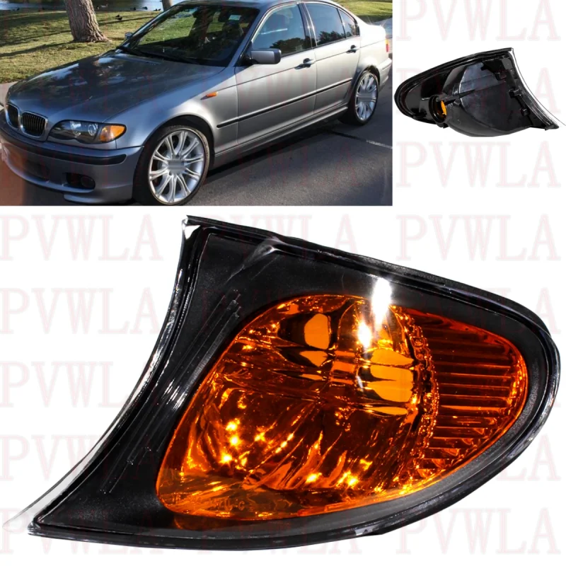 

Left Side Front Yellow Corner Light Turn Lamp For BMW E46 Sedan 3 Series 320i 325i 325xi 330i 330xi 2002 2003 2004 2005