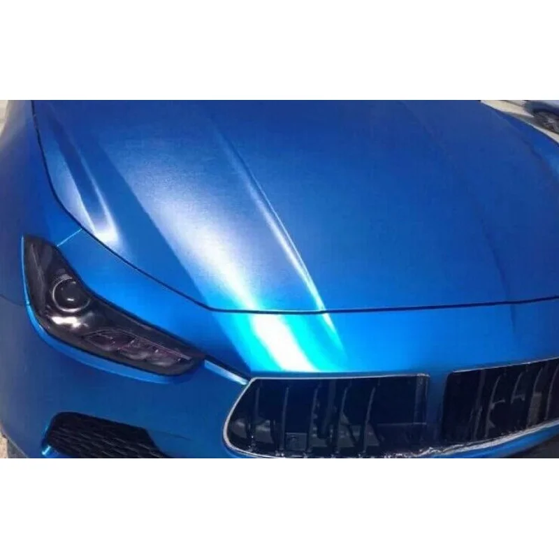 Brushed Matte Vinyl Wrap Roll 1.52*18M Auto Body Color Change Anti Scratch Resistant Decorative Protective Decal Film
