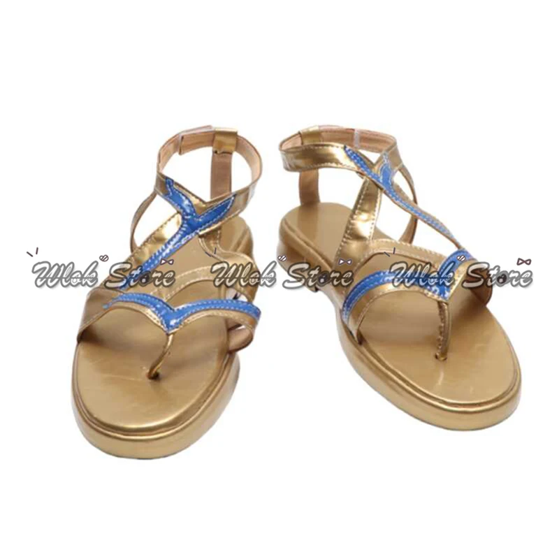 愛とディープスペースラファエールコスプレ靴ドーンタイズラファエールの潮の神ロールプレイサンダル男性女性ハロウィンパーティー