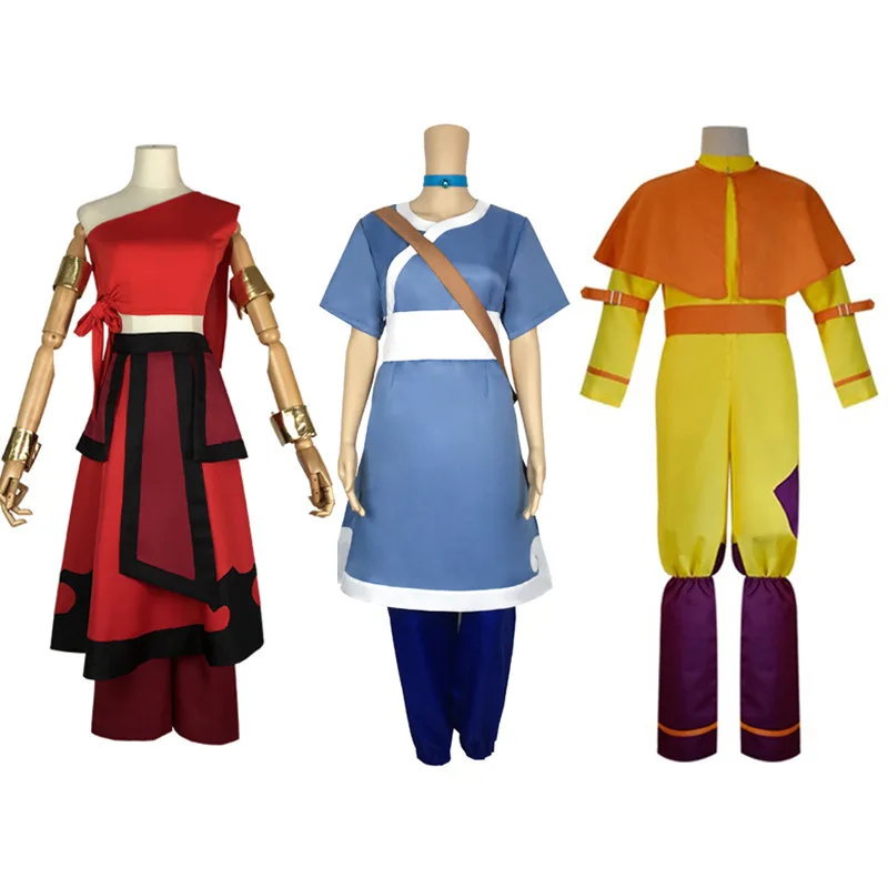 

Avatar: The Last Airbender Katara Cosplay Costume Bumi Cosplay Costume Stage Performance Costume