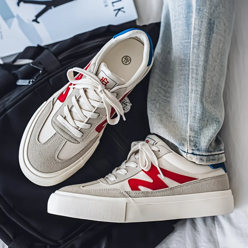 

Мужские кеды DAWSRi из парусины с толстой вулканизированной подошвой в ретро-стиле