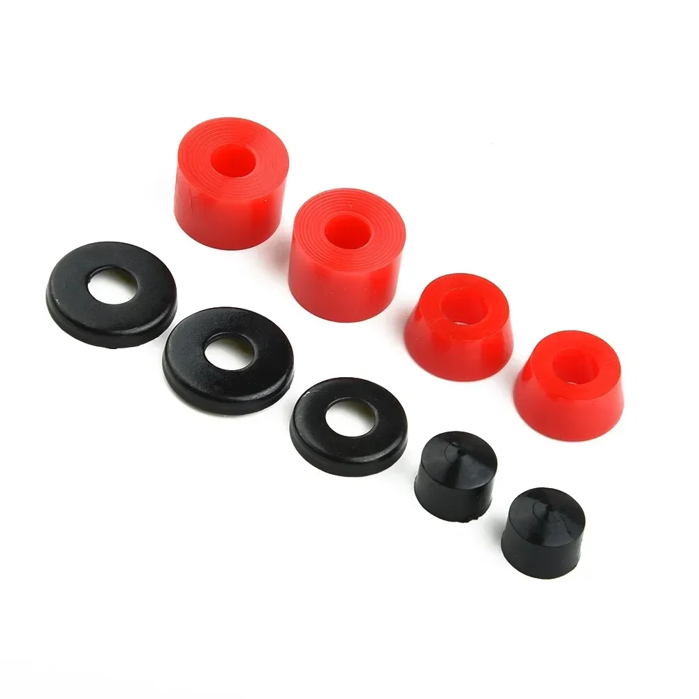 1 Set Bushings Washers Pivot Cups Shock Absorber Polyurethane Skateboard Truck Rebuild Kit For 5 In Bracket Scooter Accessories