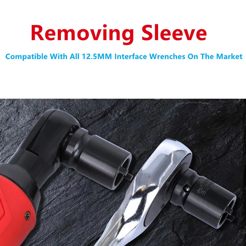 1PCS Angle Grinder Socket Wrench Black Chrome Vanadium Steel Pressure Plate Removal Sleeve Wrench Hand Tool Accessories