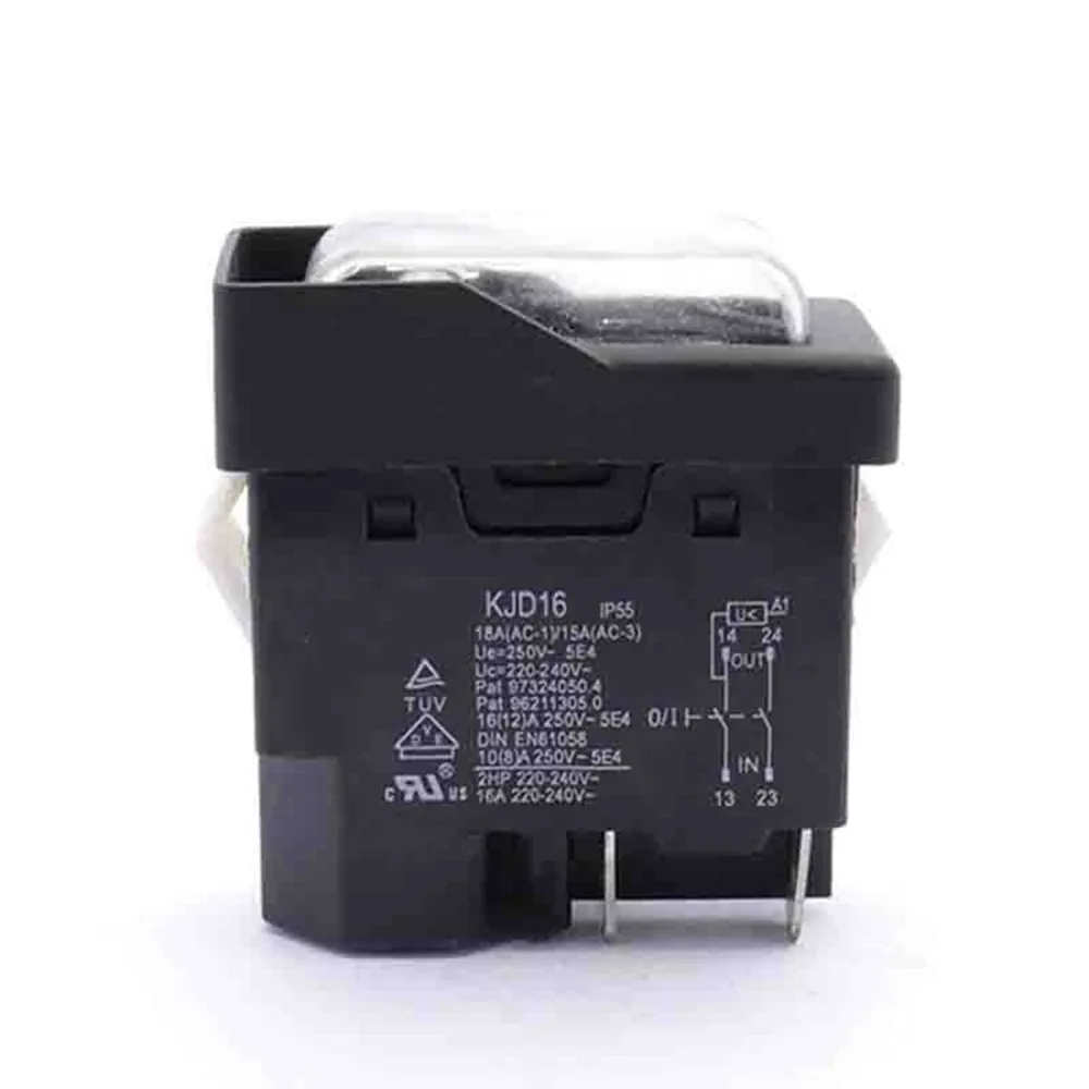 Hot Sale-KJD16 Electromagnetic Switch Emergency Stop Undervoltage Protection For Power Tools - 4-Pin Industrial Control