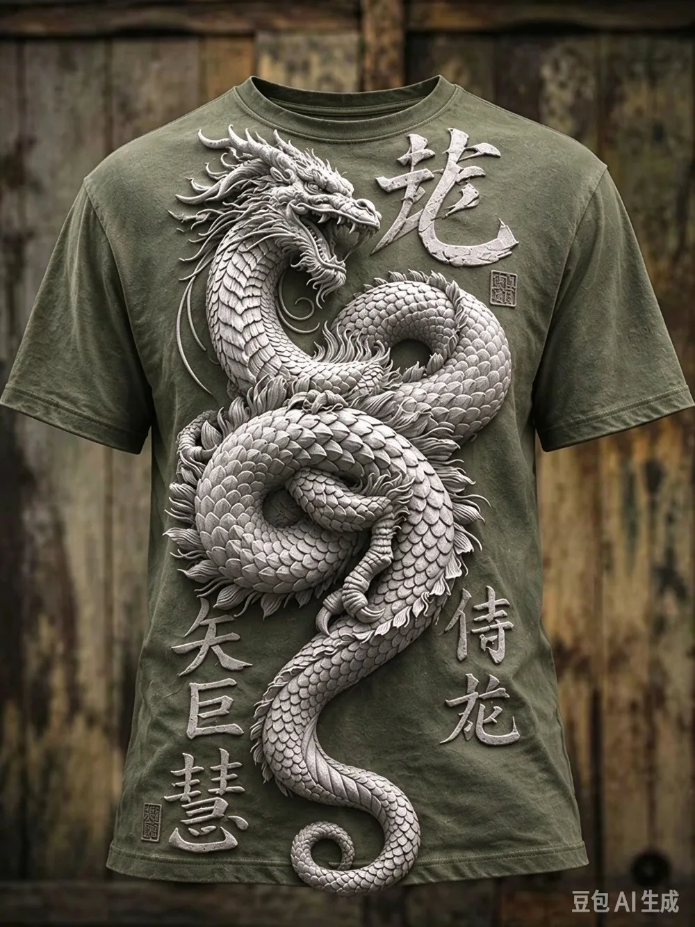 Retro Dragon Pattern 3D Printed Sports Quick-drying Breath Men Plus-size T-Shirt Outdoor Street Casual Y2K Parent-Child Clothing