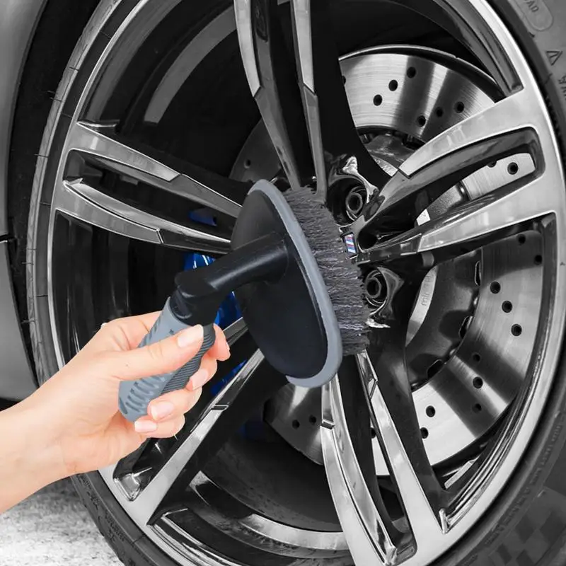 

Wheel Cleaning Brush Car Wheel Rim Cleaning Wash Brush Brushes Lightweight Easy To Clean Tool For Car Bathroom Kitchen Cleaning