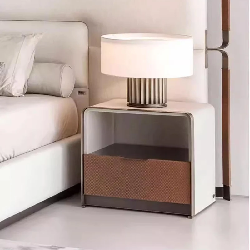 

Cute Saving Night Tables Modern Space luxury Storage Comfortable Bedside Table Aesthetic Dressers Cajonera Bedroom Furniture