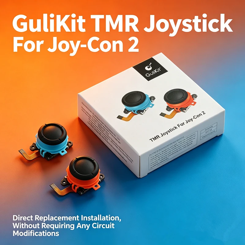 GuliKit TMR ジョイスティック Joy-Con 2 用 Nintendo Swicth 2 修理用ゲームアクセサリー