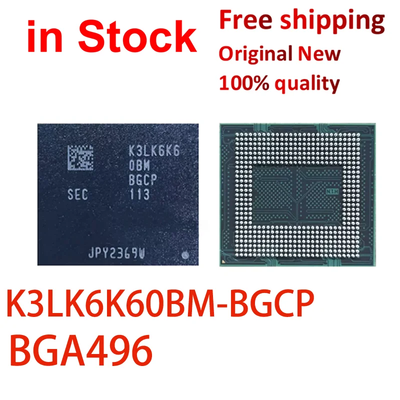 

(1 piece)100% New K3LK6K60BM-BGCP 128G K3LK6K6OBM-BGCP K3LK6K60BM K3LK6K6OBM K3LK6K6 OBM 0BM BGCP LPDDR5 IC chipset