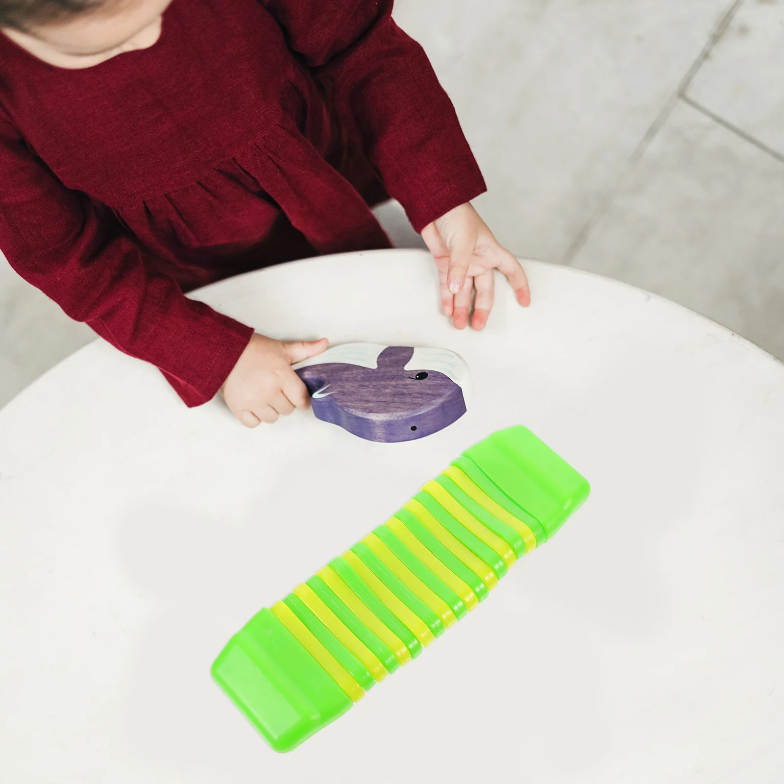 2 Buah Alat Musik Perkusi Warna-warni untuk Anak-anak Alat Bantu Pengajaran Interaktif Edukasi Aman Perlengkapan Pendidikan Dini Kreatif