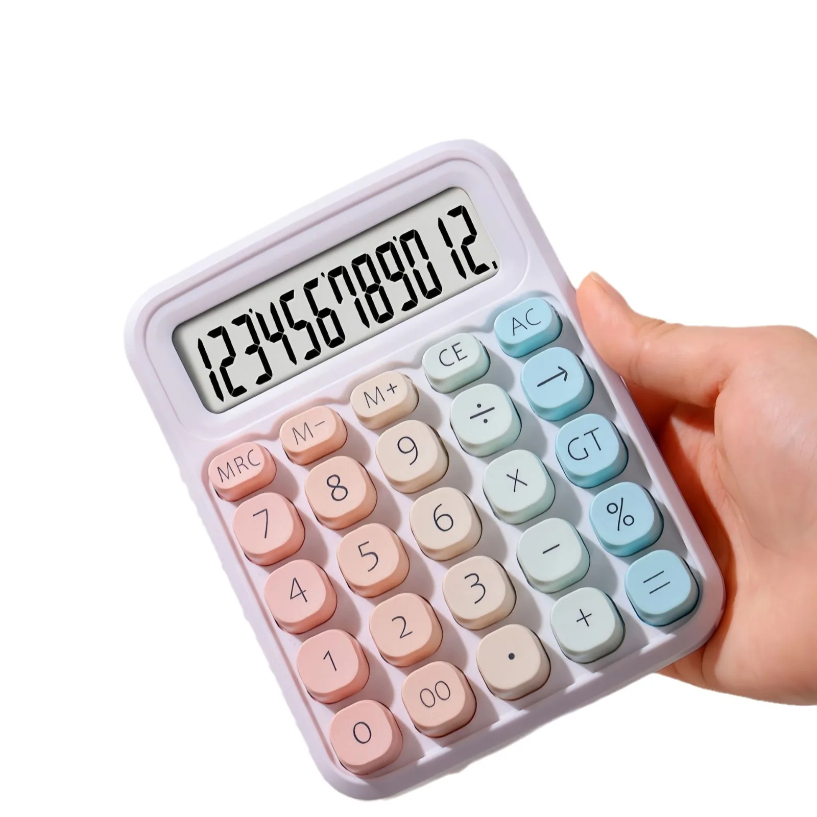 Cute Silent Calculator Mini Version Learning Auxiliary Small Portable Calculator Back To School Supplies Students/Finance