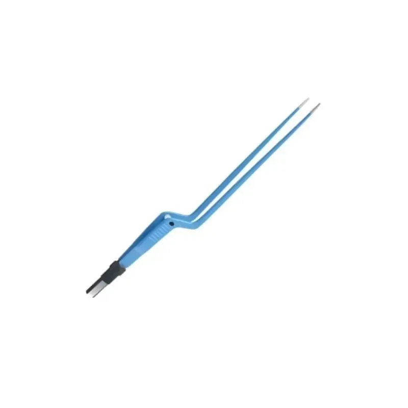 Reusable Dissection Tool Bayonet Angled Bipolar Forceps | Stainless Steel