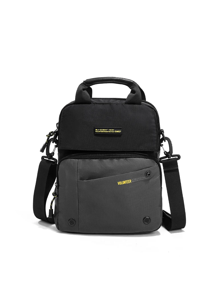 Volunteer Shoulder Bag for Men 2023 New Fashionable Stitching design All-match Commuter Casual High Quality Oxford Bags  1698-31