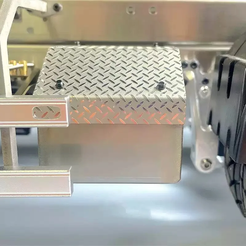 1/14 Drag Kopf Schlamm Kopf Simulation Metall Verkabelung Toolbox DIY Strahl Dekoration Für Tamiya Lesu Für Scania Mann Teile