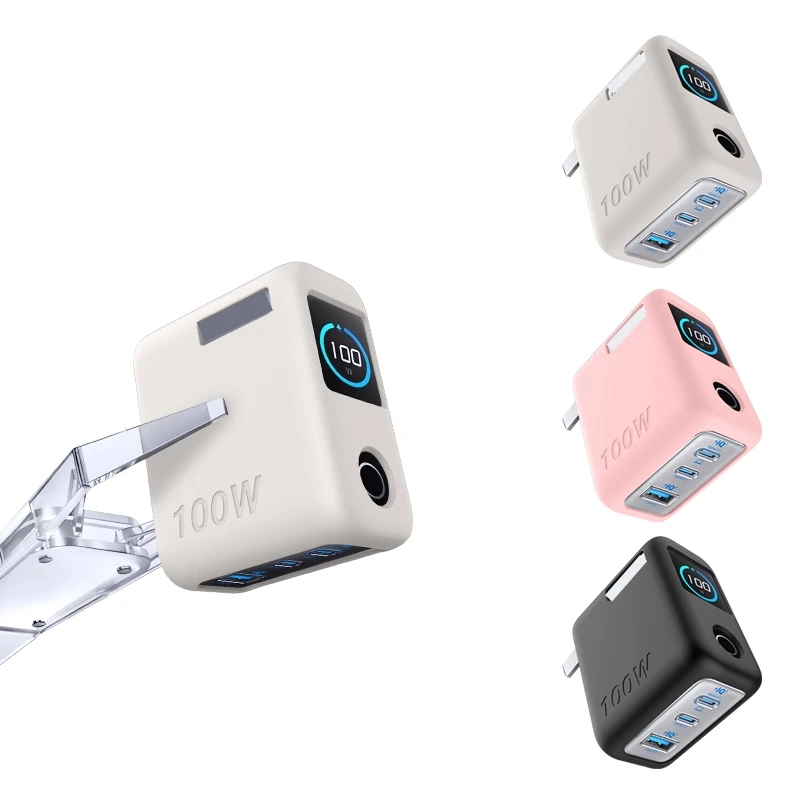 

Silicone Protective Cover for Anker 100W Charger Dock Power, Dust Case 360° Full Wrap Protection with Precise Port Cutouts