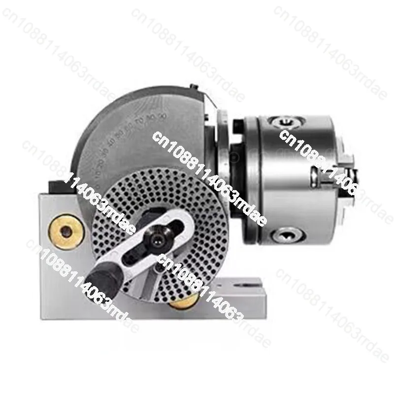 4 Inch Dividing Head 3 Jaw Chuck Precision Semi Universal Dividing Head for Milling Machine Rotary Table