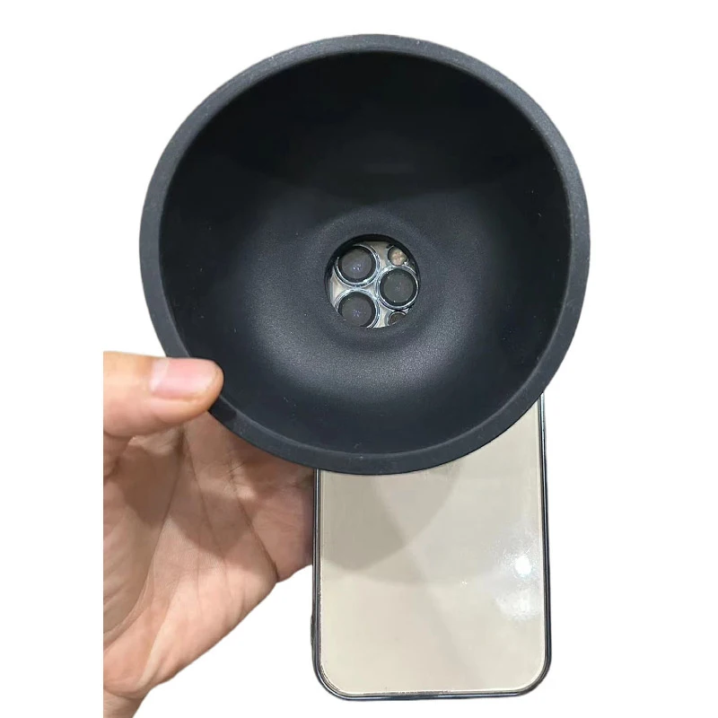 Universal Anti-Reflection Phone Camera Lens Hood For IPhone For Android Phone Silicone For Photos