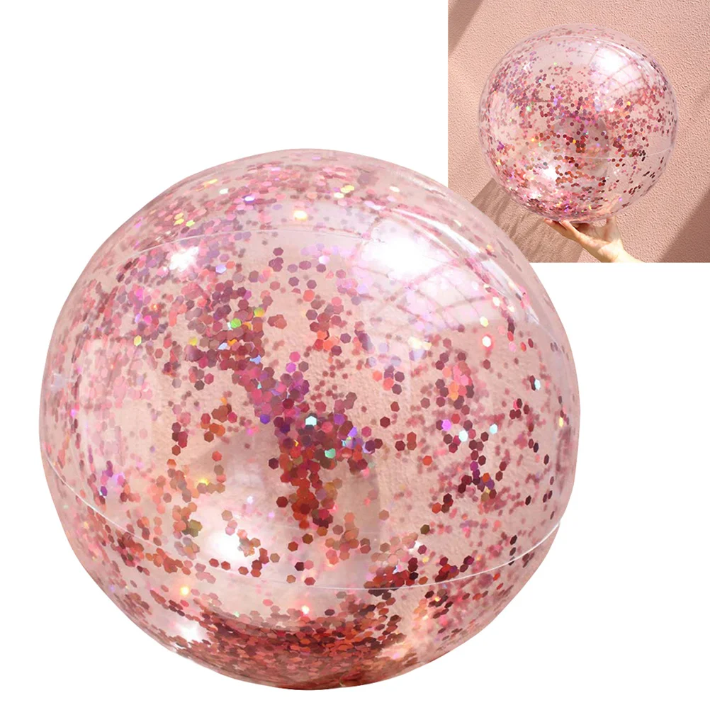 

4 шт. яркие блестящие пляжные мячи 40 см 60 см розовое золото прочный круглый открытый бассейн игровой мяч ловуть бросок развивают навыки