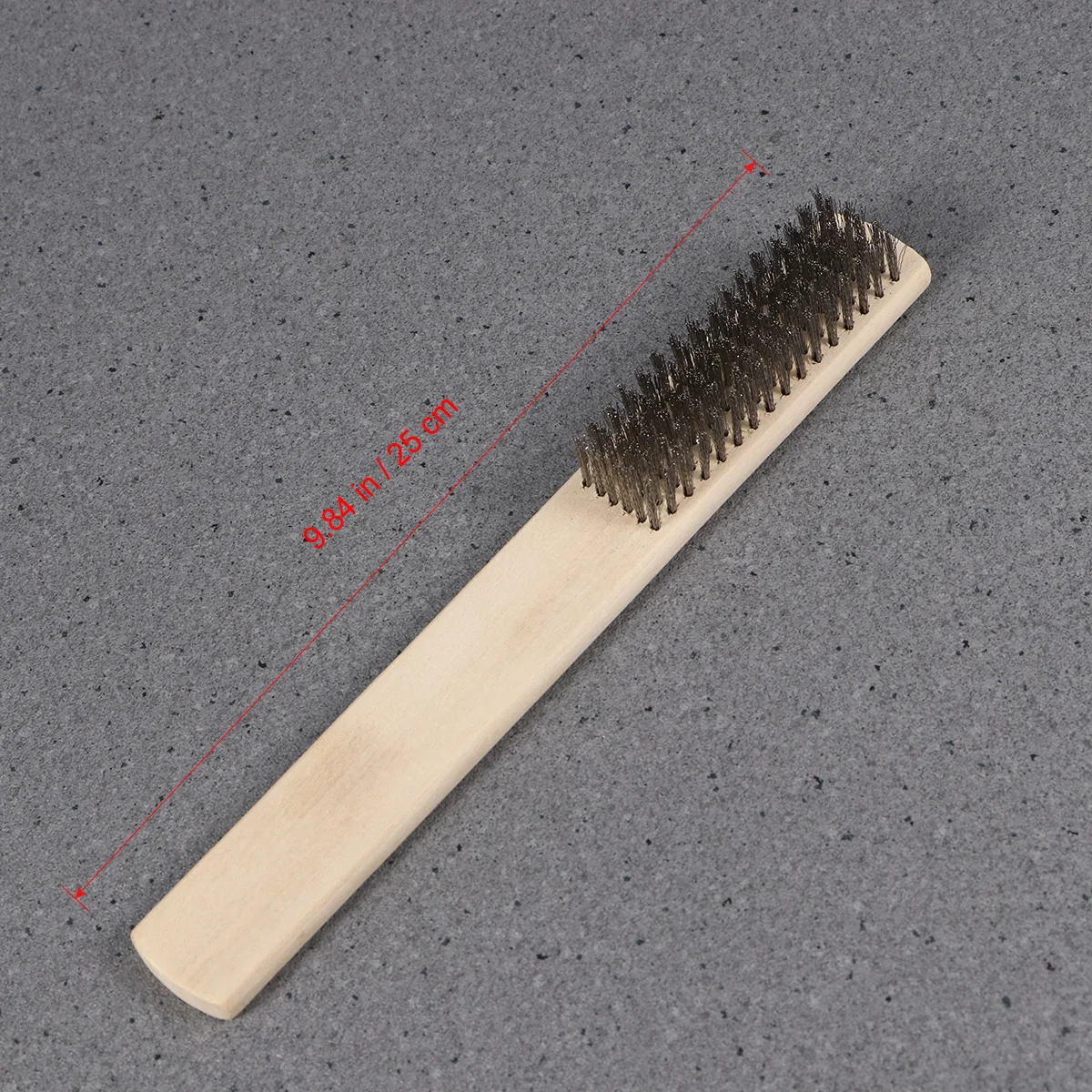 

Steel Wire Brush 6-Row Ergonomic Handle Durable Tough Head Scrub for Deep Cleaning Hard-to-Clean Surfaces Long Lasting